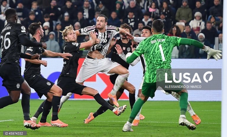 Futebol: Liga dos Campeões - Juventus vs Sporting
