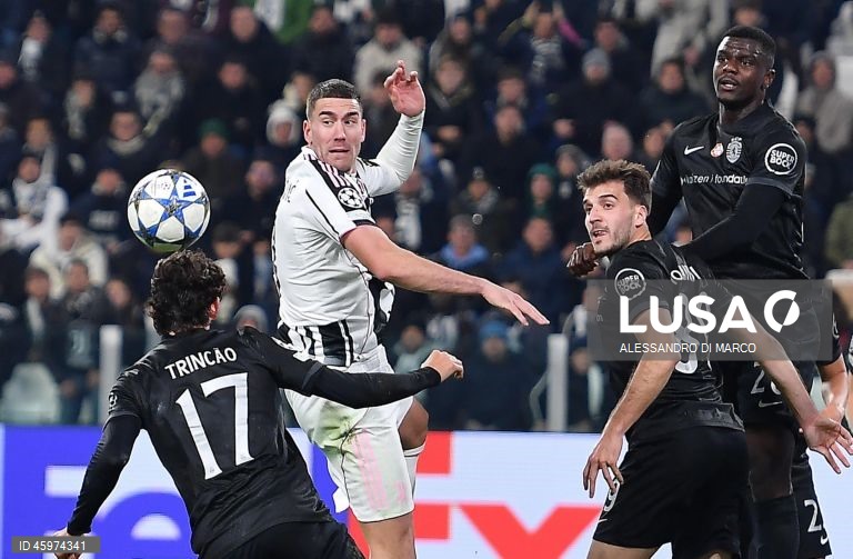 Futebol: Liga dos Campeões - Juventus vs Sporting
