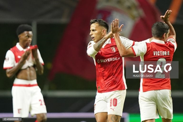 Futebol: Liga Europa - Sporting de Braga vs Genk