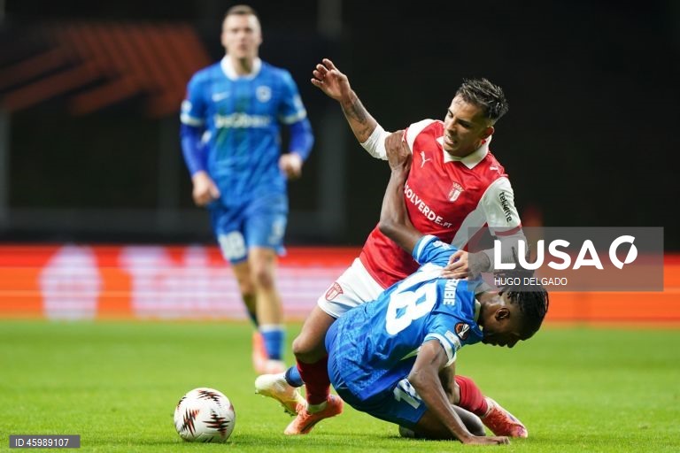 Futebol: Liga Europa - Sporting de Braga vs Genk
