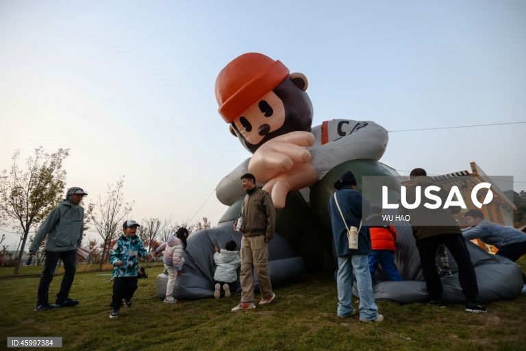 China: Parque Shougang em Pequim