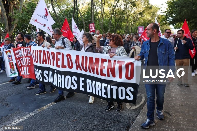 CGTP-IN: Marcha nacional "Contra o Pacote Laboral" 