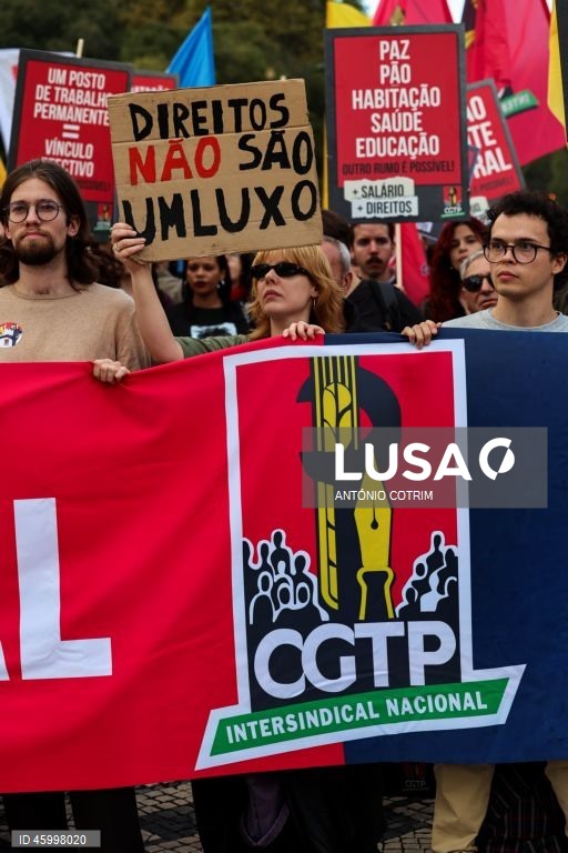 CGTP-IN: Marcha nacional "Contra o Pacote Laboral" 