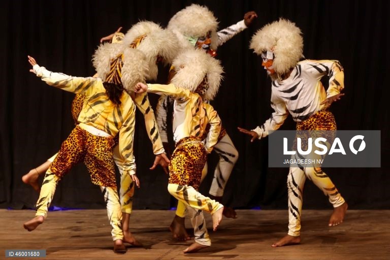 Índia: Evento cultural com crianças em Bangalore