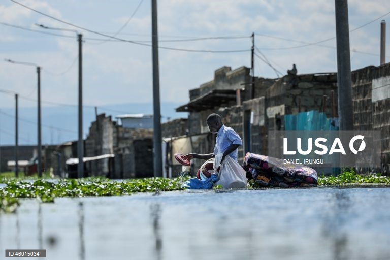 Quénia: Pessoas deslocadas pelas inundações do Lago Naivasha