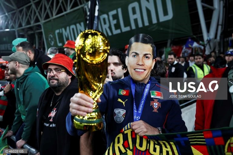 Futebol: Jogo de qualificação para o Mundial 2026 - República da Irlanda vs Portugal