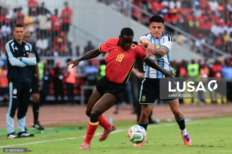 Futebol: Angola vs Argentina