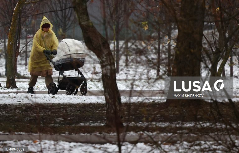 Rússia: Tempo chuvoso em Moscovo