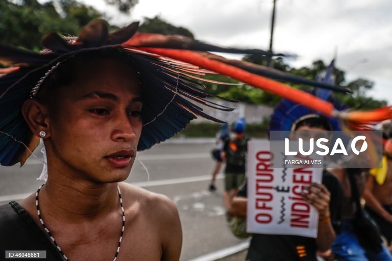 Brasil: Protesto de indígenas na COP30