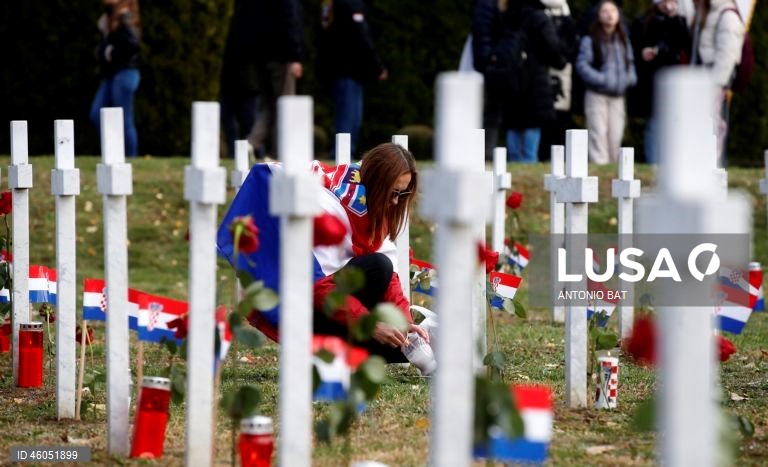 Croácia: Celebrações do 18 de novembro que homenageia as vítimas da Guerra da Independência Croata
