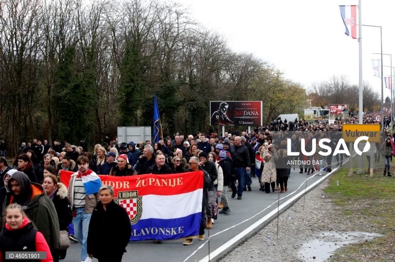 Croácia: Celebrações do 18 de novembro que homenageia as vítimas da Guerra da Independência Croata