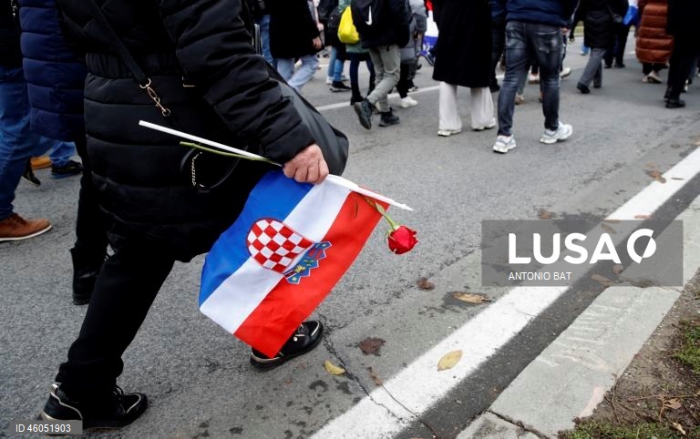 Croácia: Celebrações do 18 de novembro que homenageia as vítimas da Guerra da Independência Croata