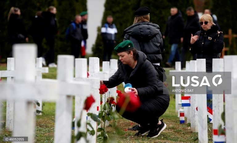 Croácia: Celebrações do 18 de novembro que homenageia as vítimas da Guerra da Independência Croata
