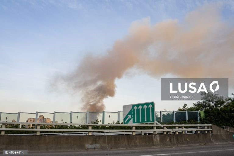 China: Grande incêndio em Hong Kong