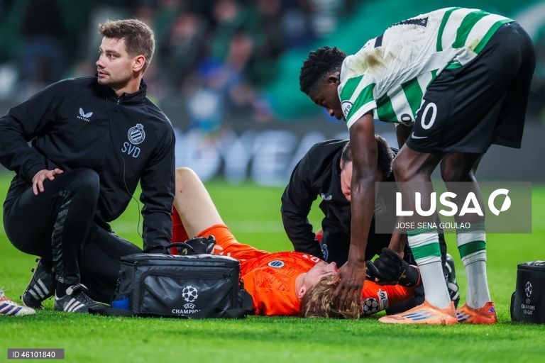 O Sporting venceu hoje os belgas do Club Brugge por 3-0, na quinta jornada da fase de liga da Liga dos Campeões de futebol, mantendo o pleno de vitórias em casa na presente edição da prova.