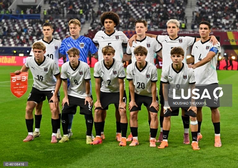 Portugal conquistou hoje o título mundial de futebol de sub-17, pela primeira vez, ao vencer a Áustria, por 1-0, em Doha, na final do Campeonato do Mundo.