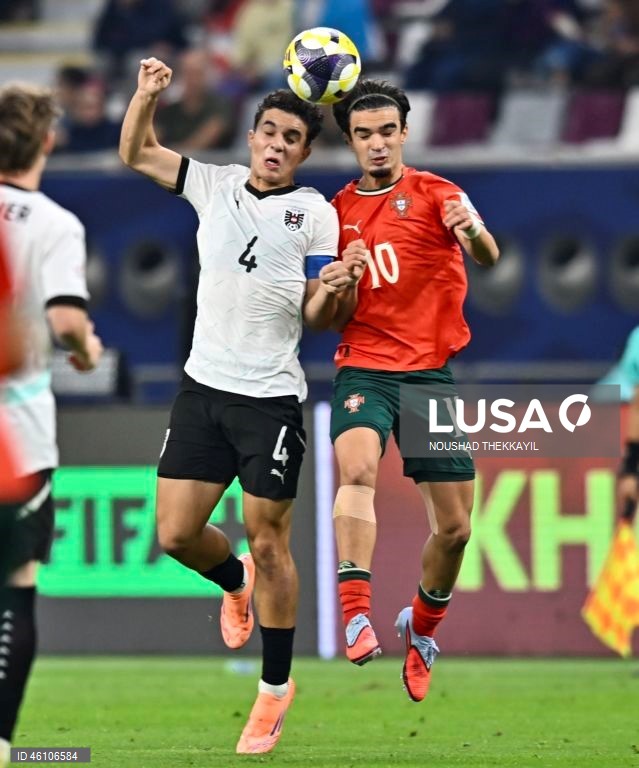 Portugal conquistou hoje o título mundial de futebol de sub-17, pela primeira vez, ao vencer a Áustria, por 1-0, em Doha, na final do Campeonato do Mundo.
