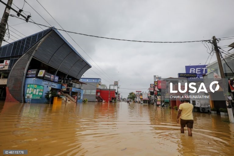 Inundações no Sri Lanka