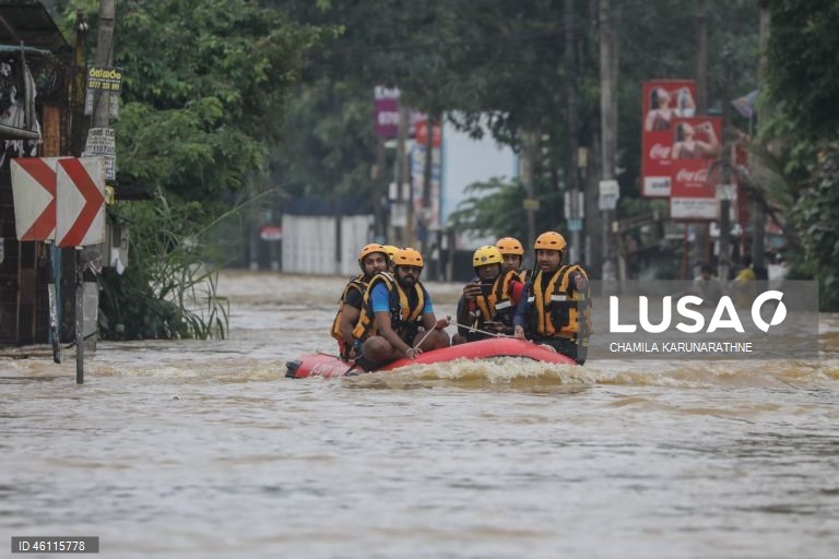Inundações no Sri Lanka