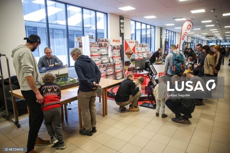 Exposição de miniaturas de comboios em Cracóvia, Polónia