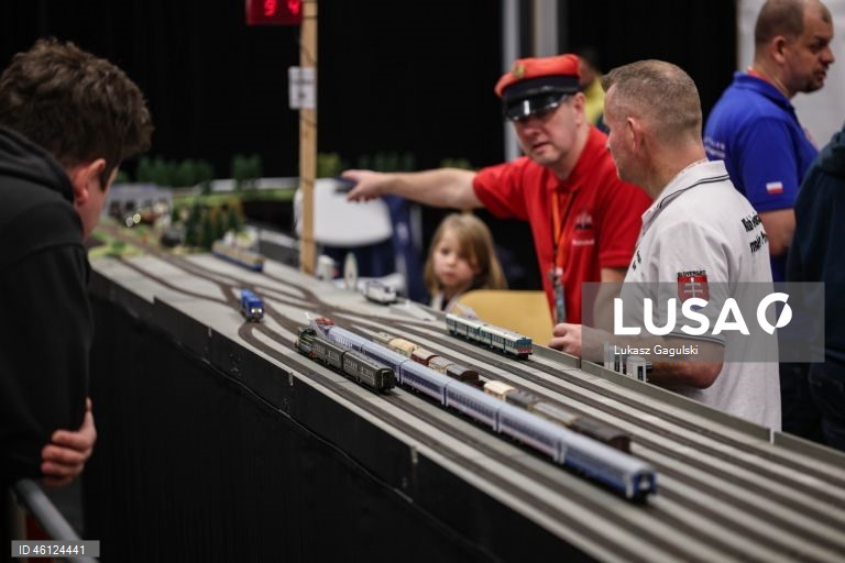 Exposição de miniaturas de comboios em Cracóvia, Polónia