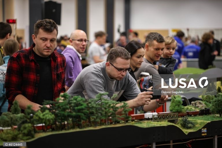 Exposição de miniaturas de comboios em Cracóvia, Polónia
