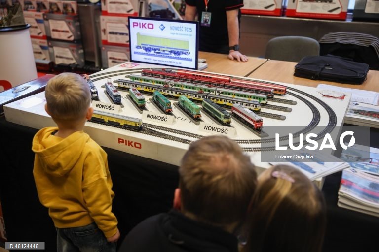 Exposição de miniaturas de comboios em Cracóvia, Polónia