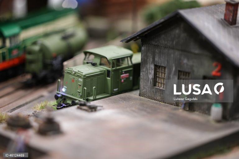 Exposição de miniaturas de comboios em Cracóvia, Polónia