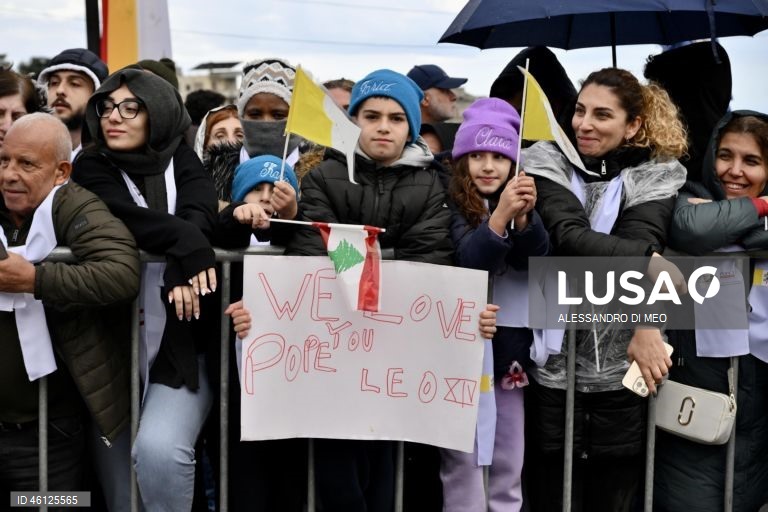 Papa Leão XIV visita Líbano