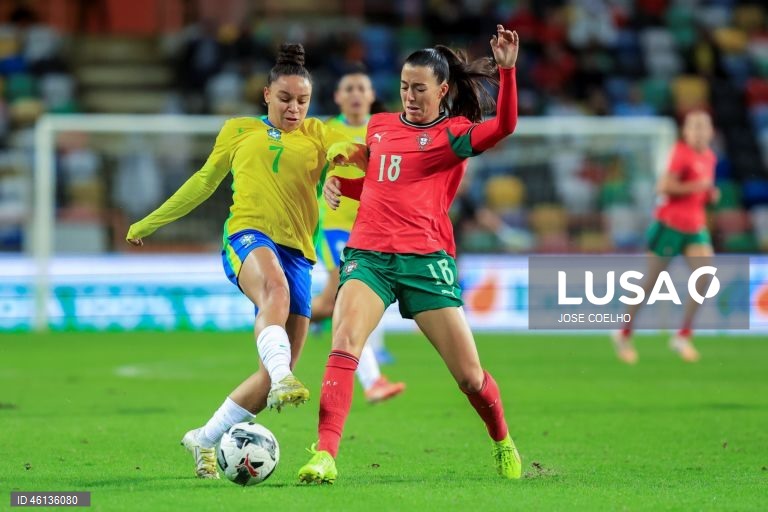 Portugal foi hoje goleado pelo Brasil, por 5-0, em Aveiro, num jogo de preparação para a fase de qualificação europeia para o Mundial2027 feminino de futebol, que começa em março de 2026.