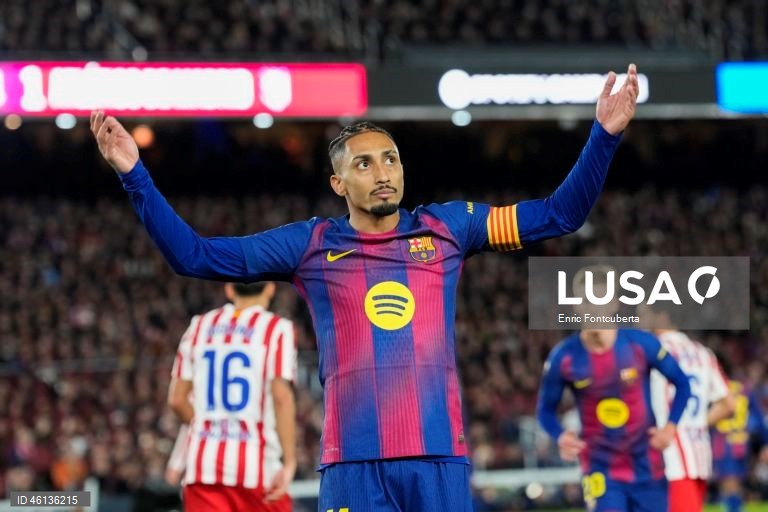 Futebol: Liga espanhola: FC Barcelona - Atlético de Madrid