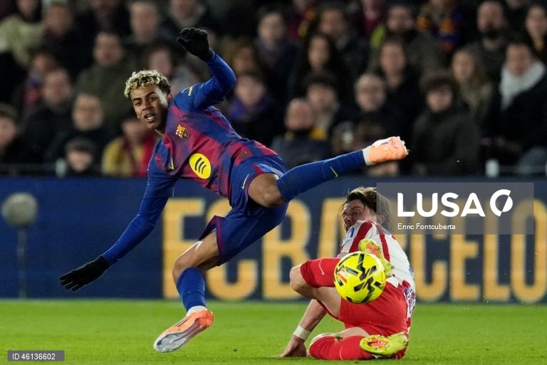 Futebol: Liga espanhola: FC Barcelona - Atlético de Madrid