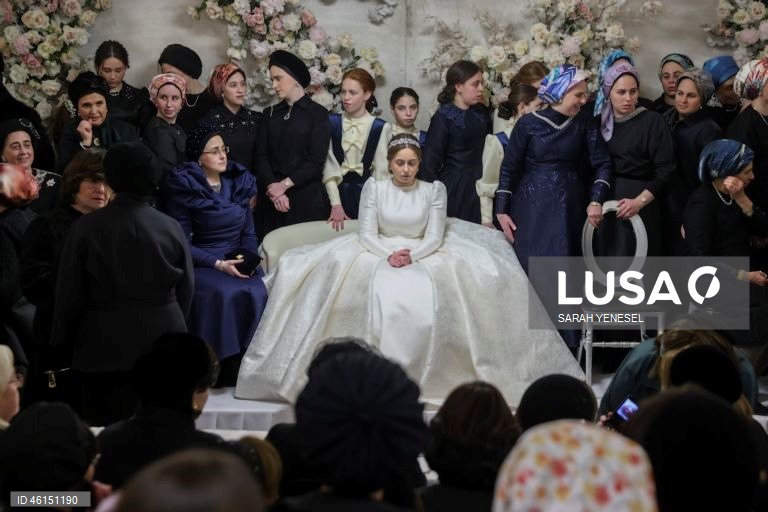 EUA: Casamento judeu ortodoxo hassídico em Nova Iorque