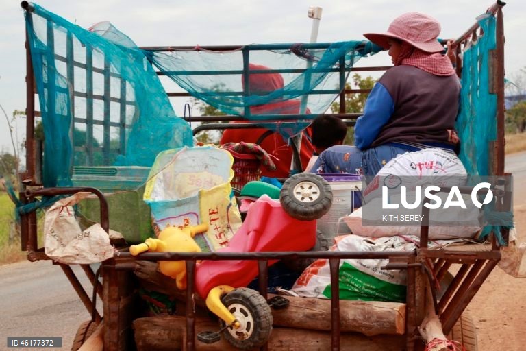 Camboja: Refugiados da guerra entre o Camboja e a Tailândia