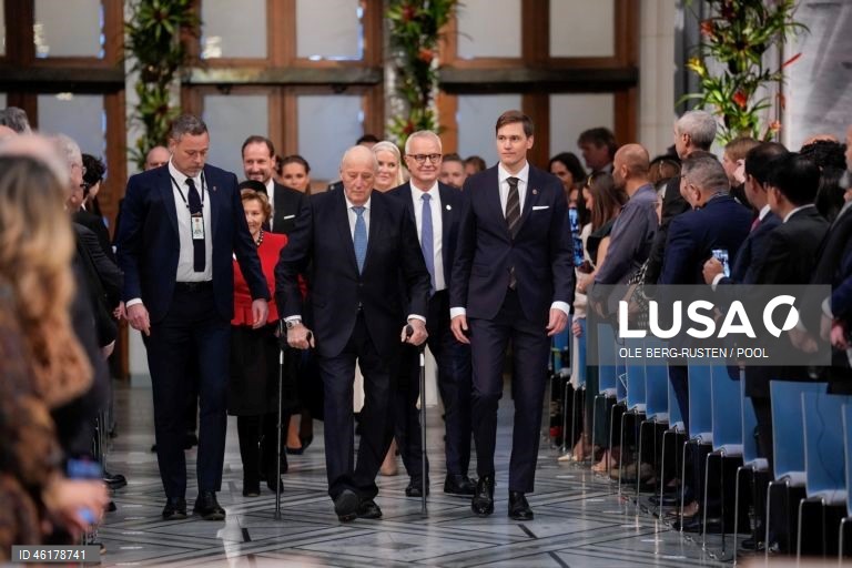 Noruega: Cerimónia de entrega do Prémio Nobel da Paz 2025