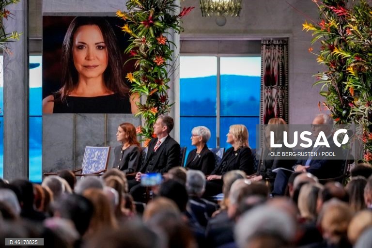 Noruega: Cerimónia de entrega do Prémio Nobel da Paz 2025