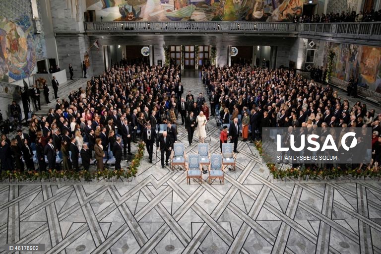 Noruega: Cerimónia de entrega do Prémio Nobel da Paz 2025