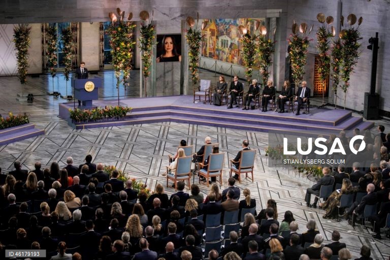 Noruega: Cerimónia de entrega do Prémio Nobel da Paz 2025