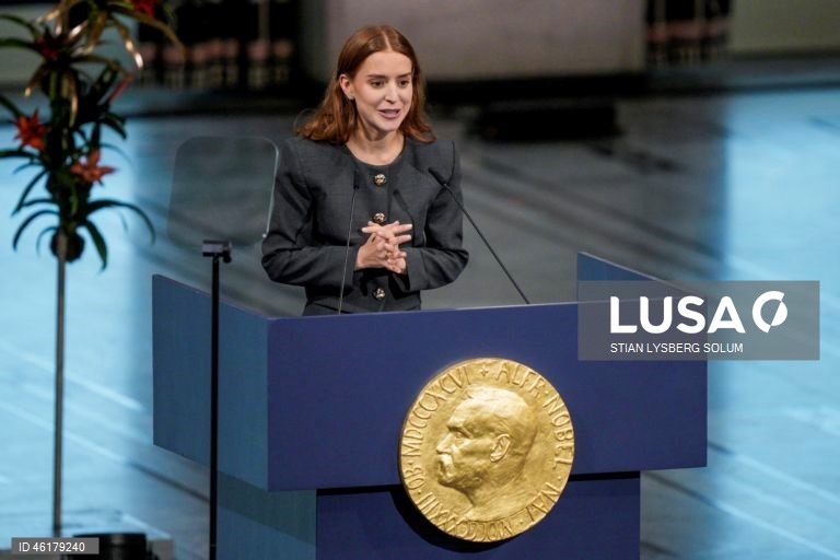 Noruega: Cerimónia de entrega do Prémio Nobel da Paz 2025