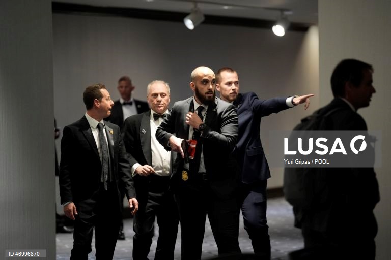 Disparos durante o jantar com correspondentes na Casa Branca
