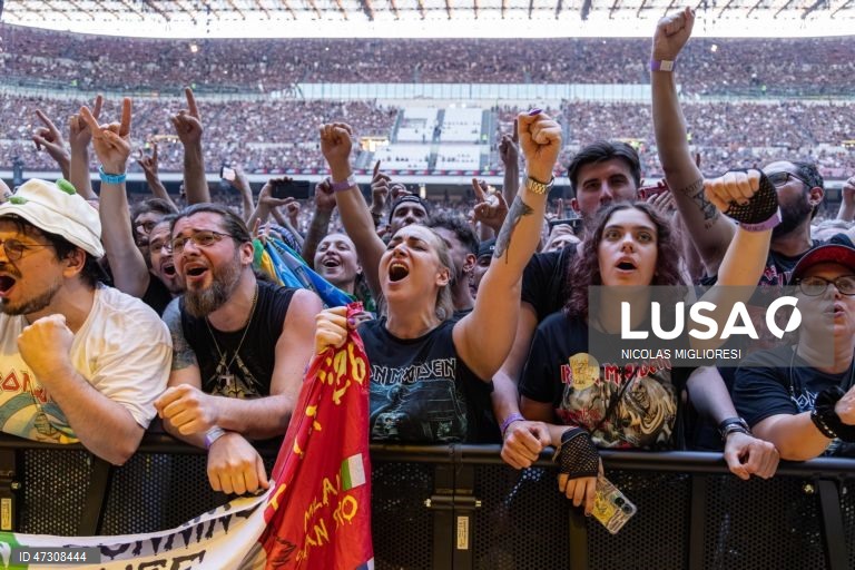 Itália: Concerto dos Iron Maiden em Milão