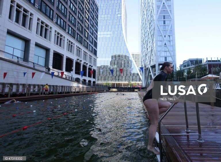 O Sea Lanes Canary Wharf inaugura a nova piscina flutuante de Londres