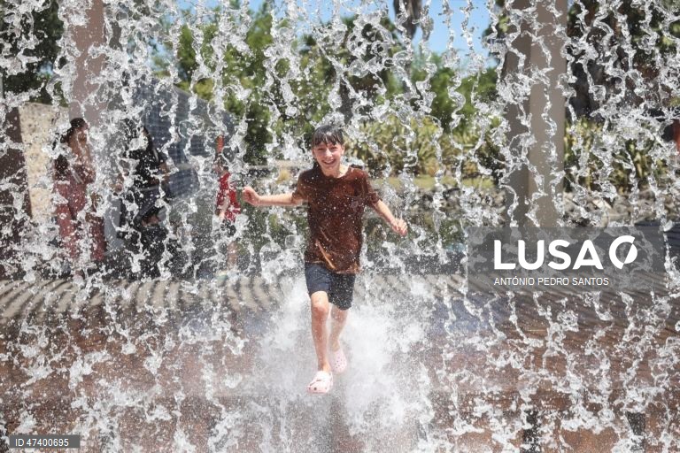 Lisboa: Reportagem sobre o calor