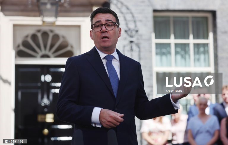 Reino Unido: Posse do novo primeiro-ministro britânico, Andy Burnham.