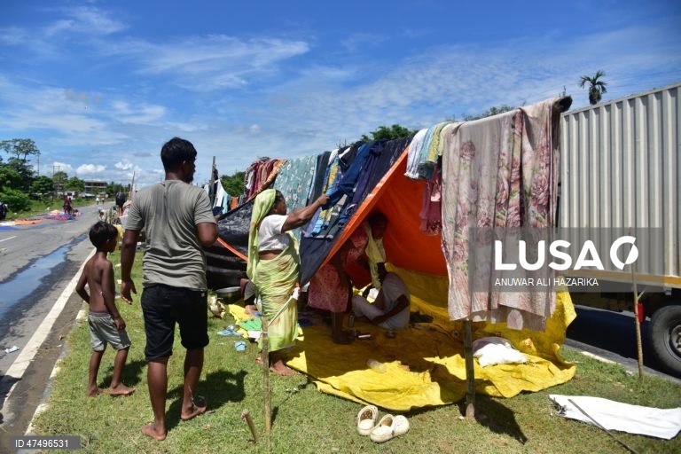 Índia: chuvas intensas em Assam.