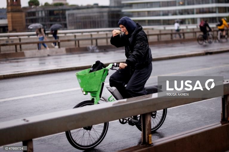 Dia de chuva em Londres