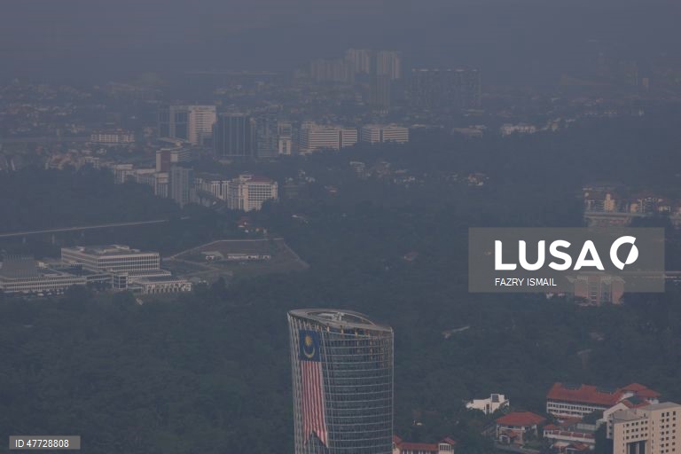 Malásia: Poluição atmosférica em Kuala Lumpur