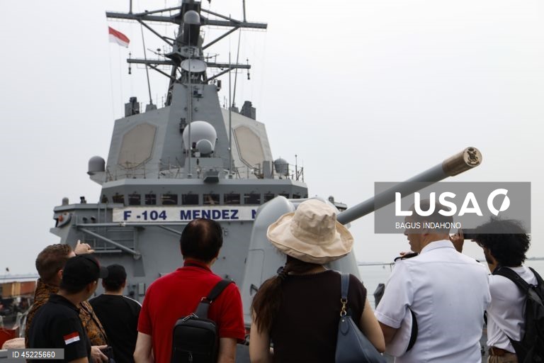 Spanish Navy frigate visits Tanjung Priok Port in Indonesia
