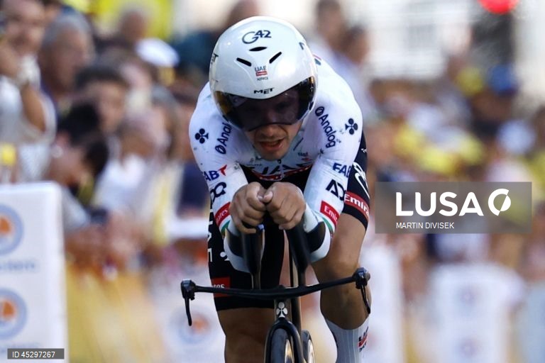 Almeida tem uma fratura numa costela, mas deve alinhar na oitava etapa do Tour