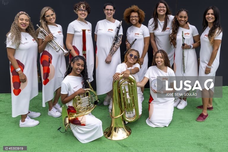Orquestra formada por alunas do Rio de Janeiro apresentou-se no festival Alive